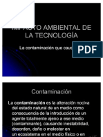 Contaminación Por Causa de La Tecnología