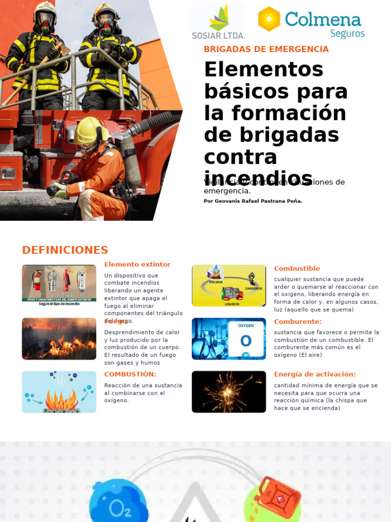 Formación de Brigadas Contra Incendios | PDF | Combustión | Incendios