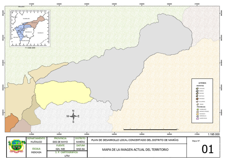 Mapa y Desarrollo Local de Marías | PDF