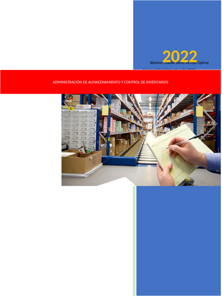 Optimización de Almacenes y Control de Inventarios | PDF | Almacén ...