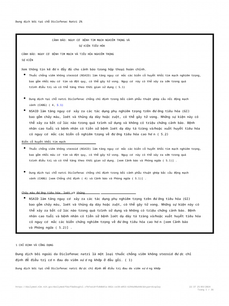 Diclofenac Sodium 2% Topical Solution 2 | PDF