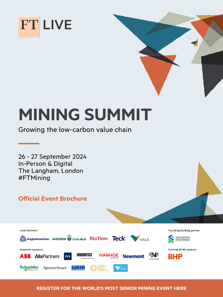 2024 Mining Summit 1 Pdf Mining Economies