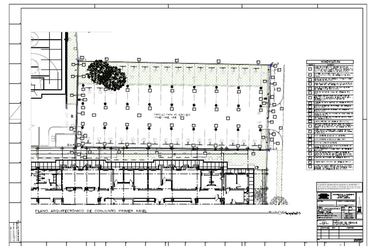 201-3 PLANO ARQUITECTÓNICO DE CONJUNTO PRIMER NIVEL | PDF