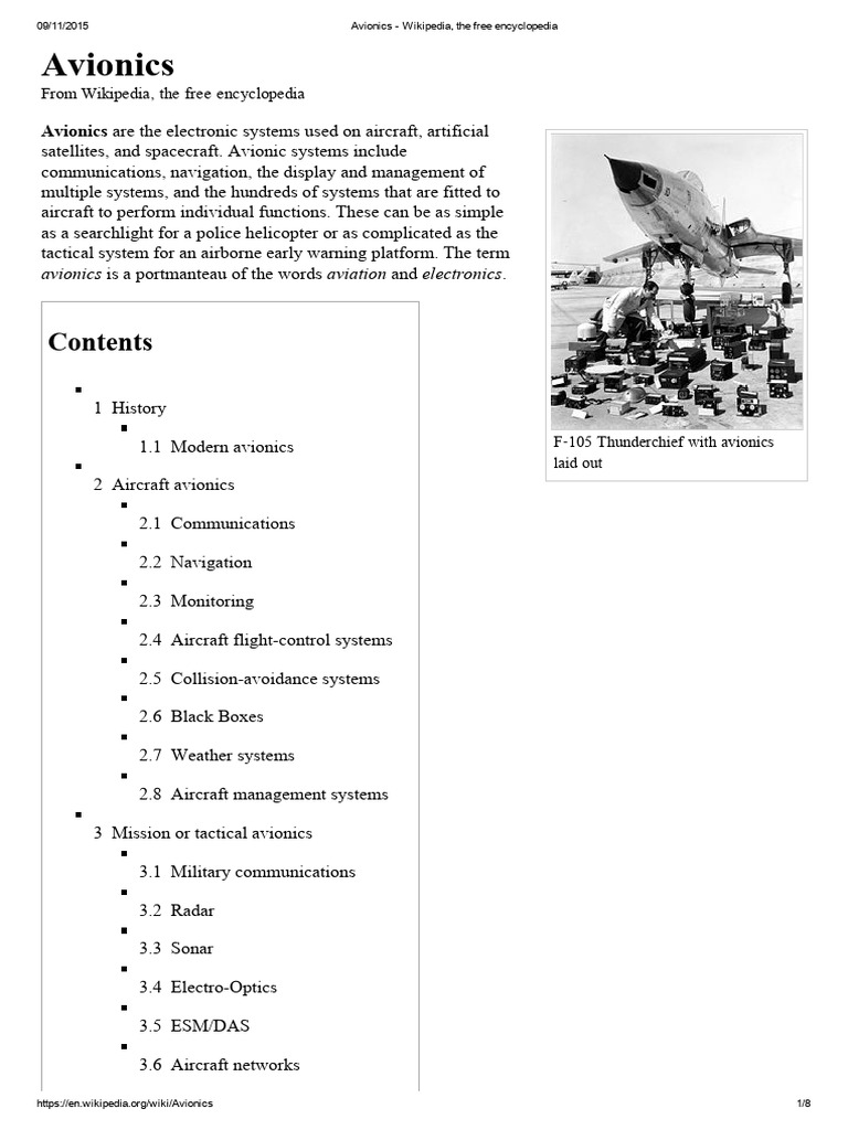 Overview of Avionics Systems | PDF | Avionics | Aviation