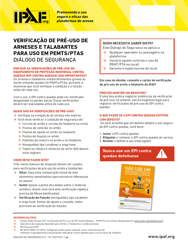 IPAF Toolbox | PDF