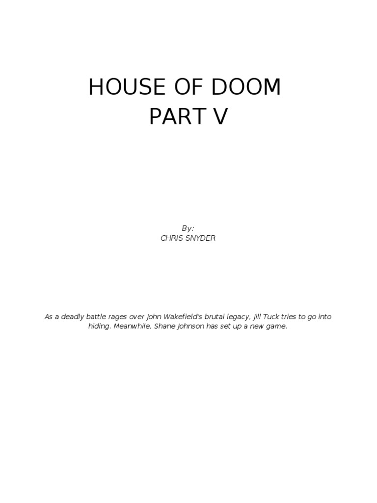 House of Doom Part V PDF Violence Crime Thriller