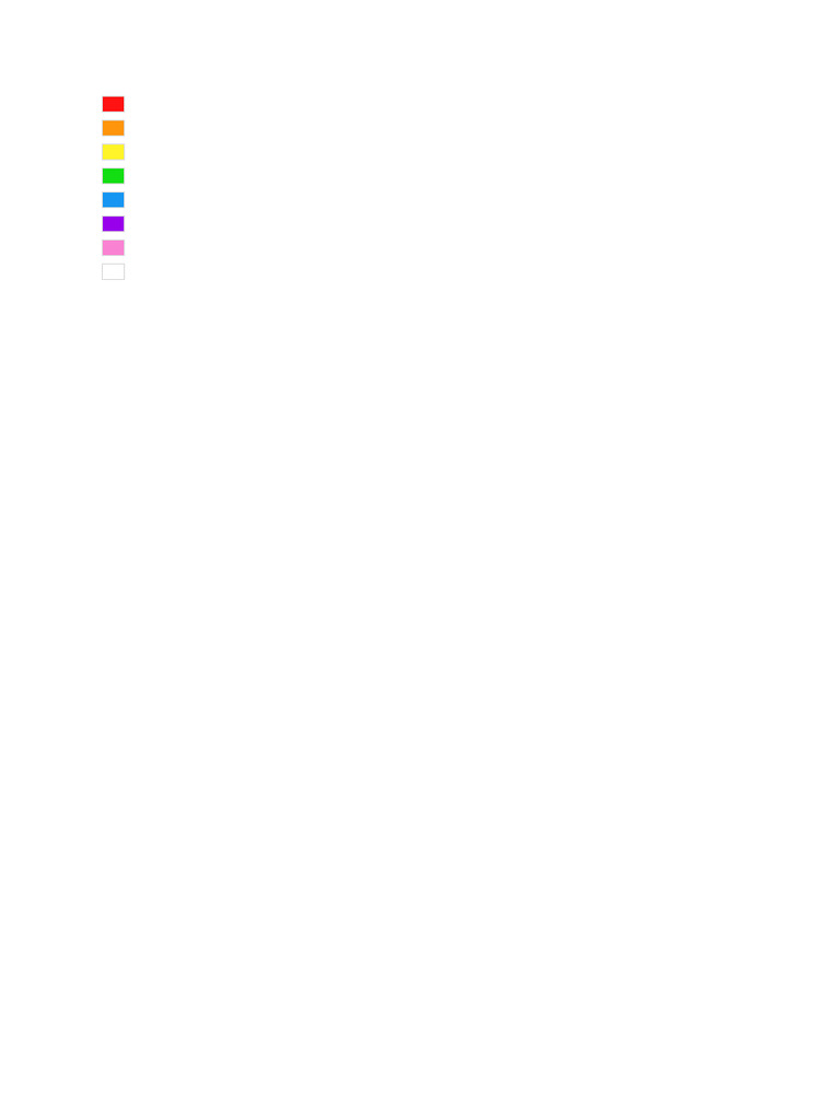 Color Chart Created with Stitch Fiddle | PDF | Color | Visual Perception