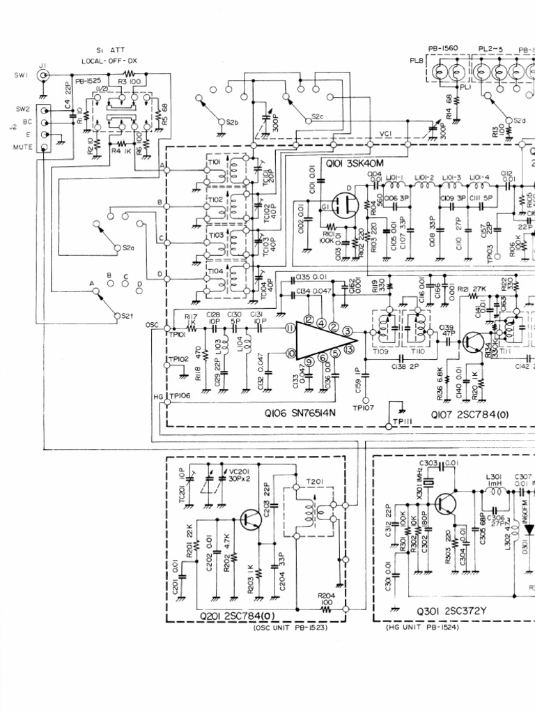 FRG 7 Circuit Diagram | PDF