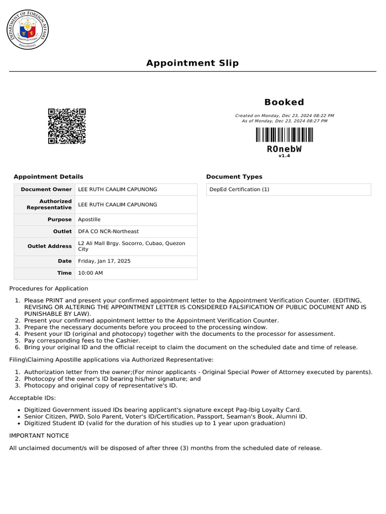 document | PDF | Identity Document | Government And Personhood