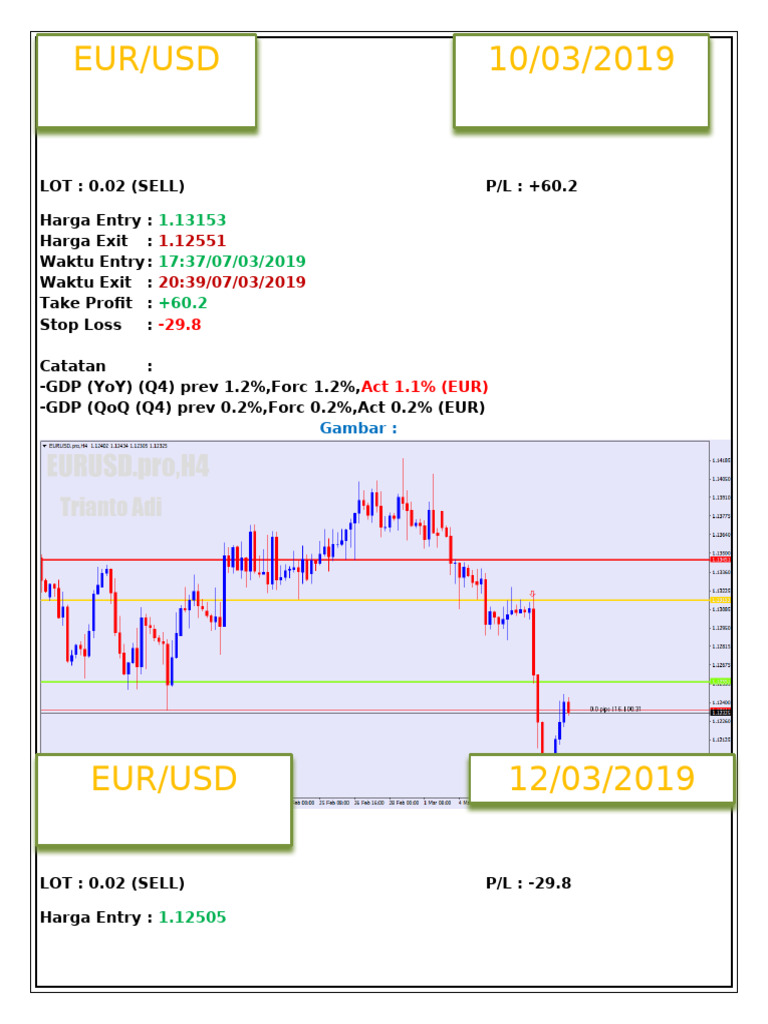 Forex Trade Performance Summary | PDF