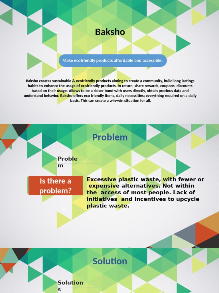 Affordable Eco-Friendly Products by Baksho | PDF | Innovation | We Chat