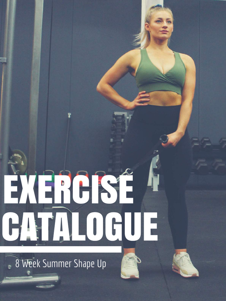 Exercise Catlogue - Busybees Shape Up Vol. 1 Weeks 1-8 | PDF ...