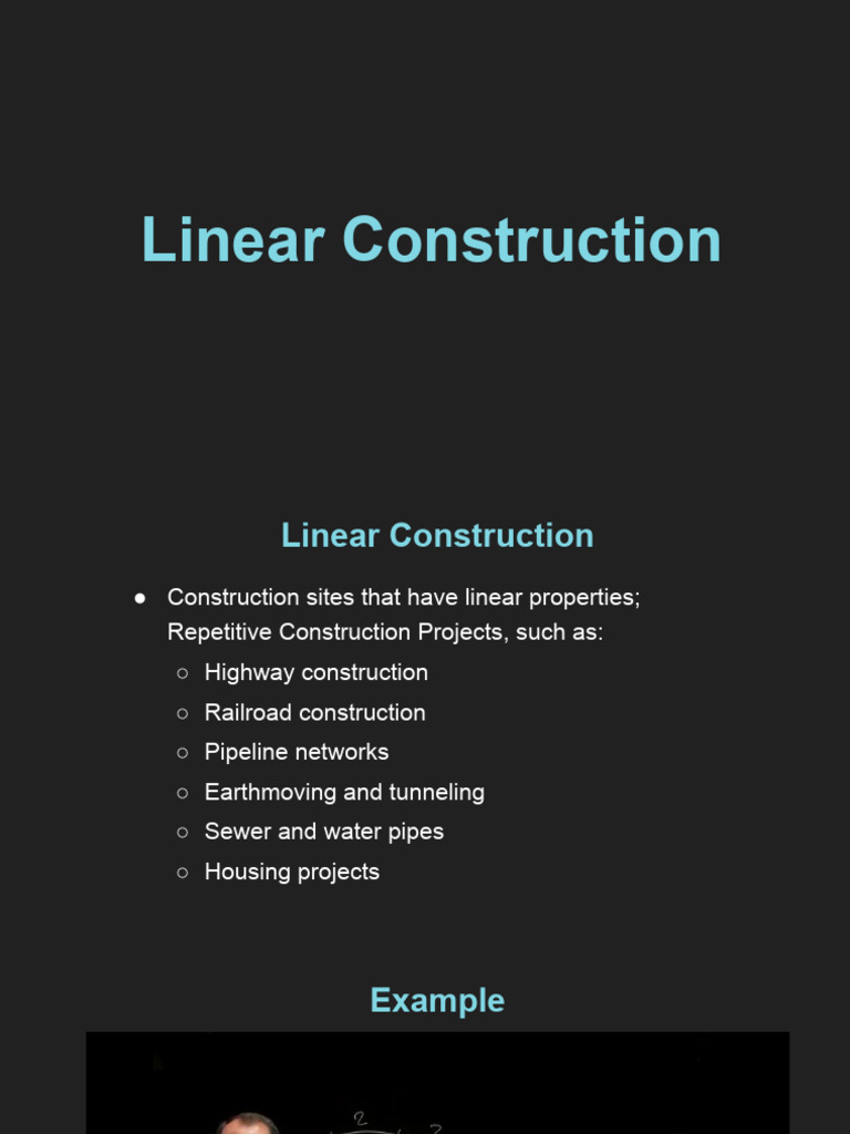 Linear Construction Projects Guide | PDF | Computer Engineering