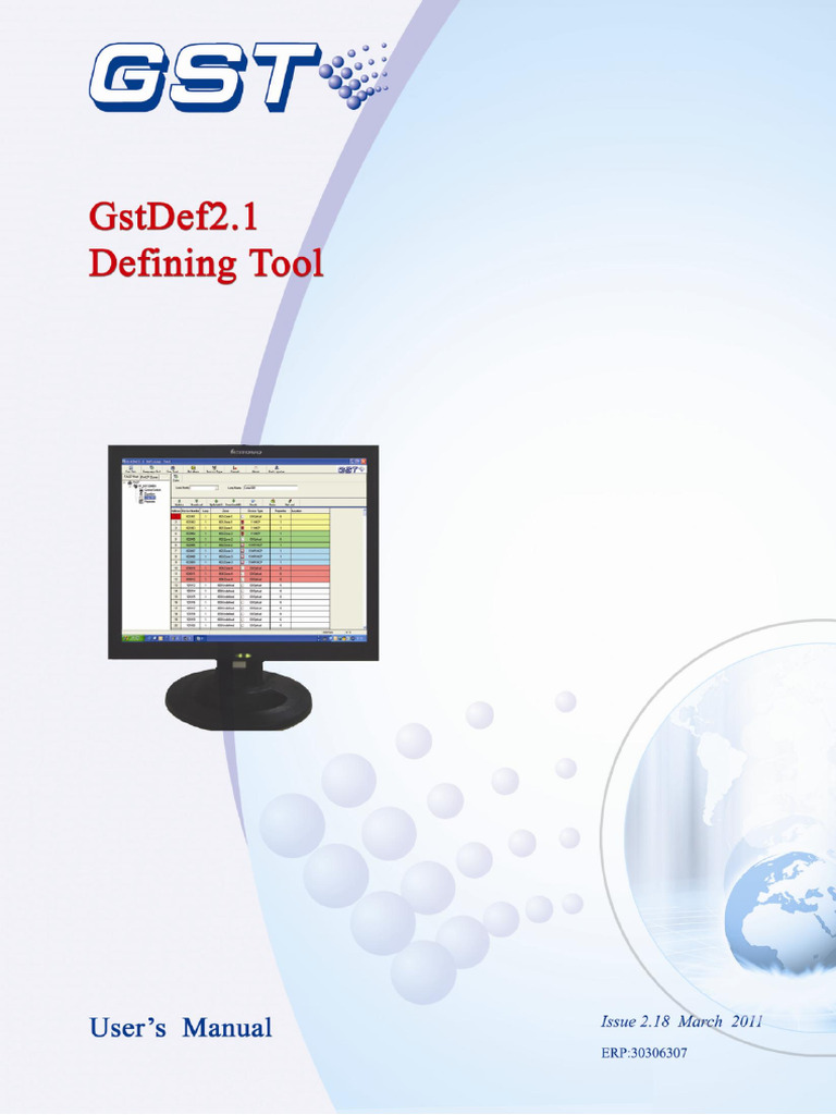 GST Defining Tool User Manual | PDF | Computer Engineering | Computing