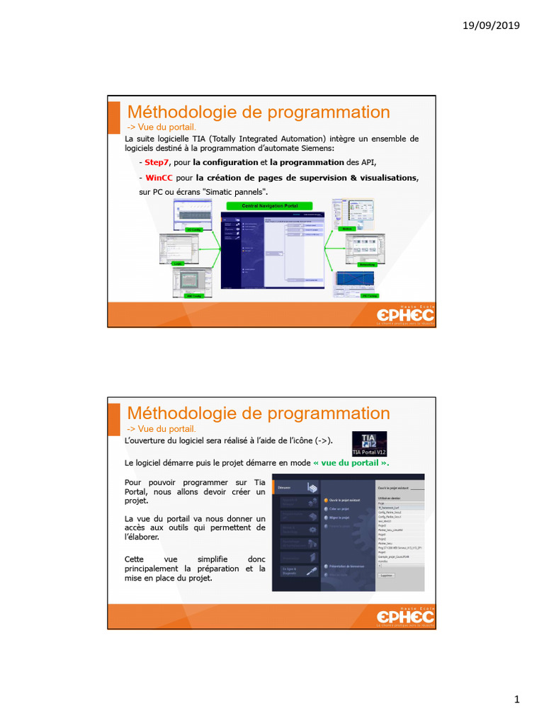 Programmation Ladder avec TIA Portal | PDF | Programmation informatique ...