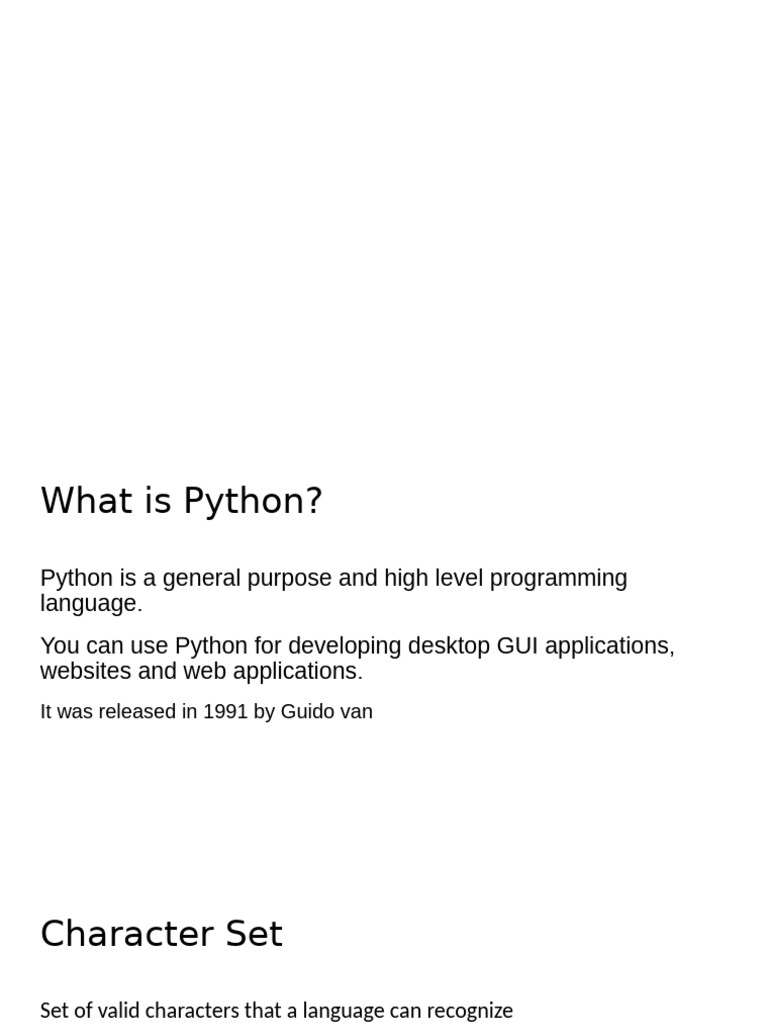 Python Tokens 1 | PDF