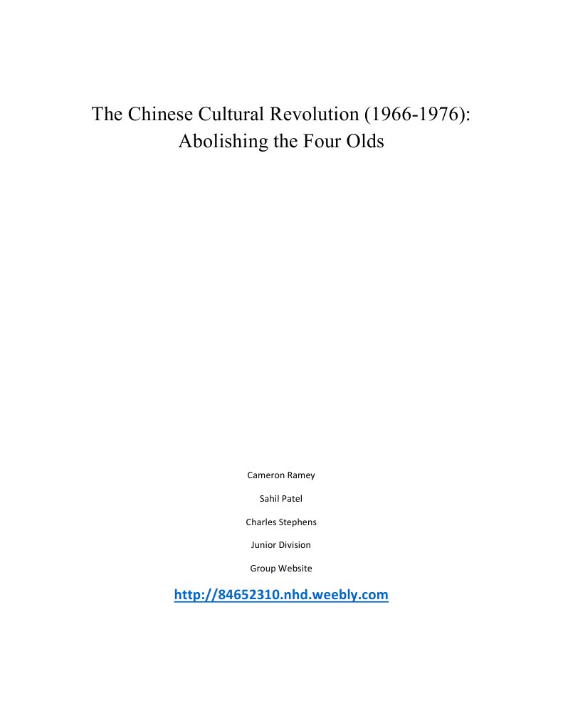 Process Paper | PDF | China | World Politics