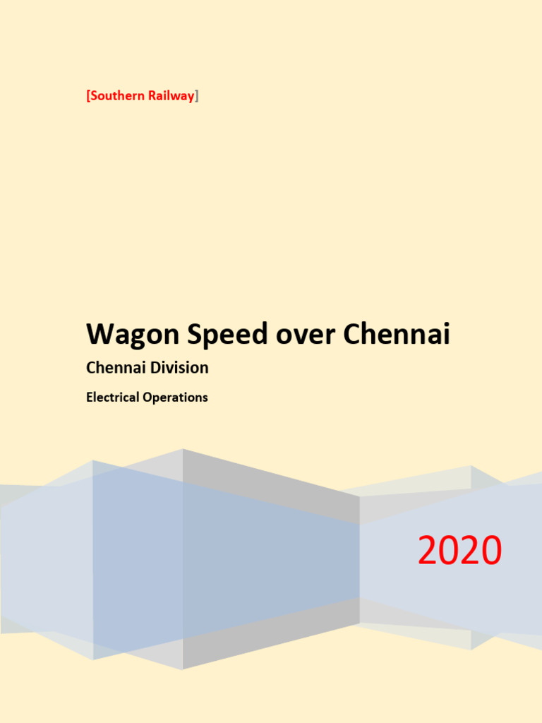 Wagon speeds | PDF | Rolling Stock | Rail Transport