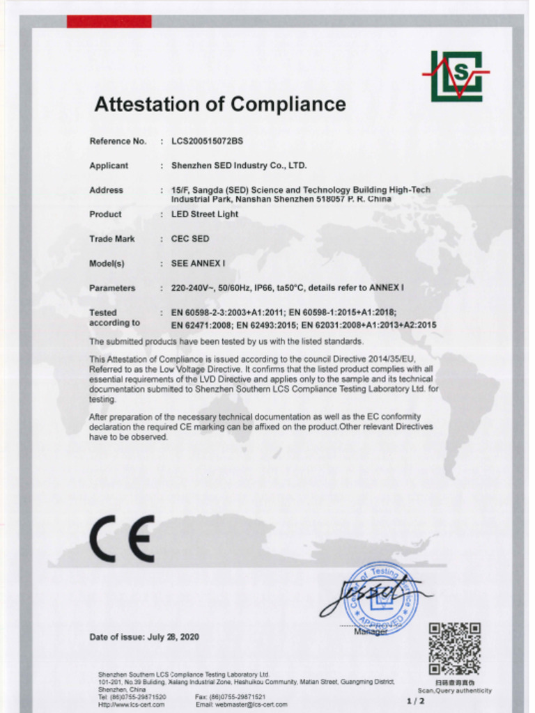LCS200515072BS II└α CE LVD | PDF