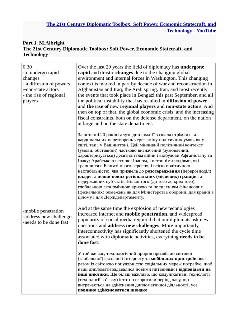 Diplomatic Toolbox | PDF