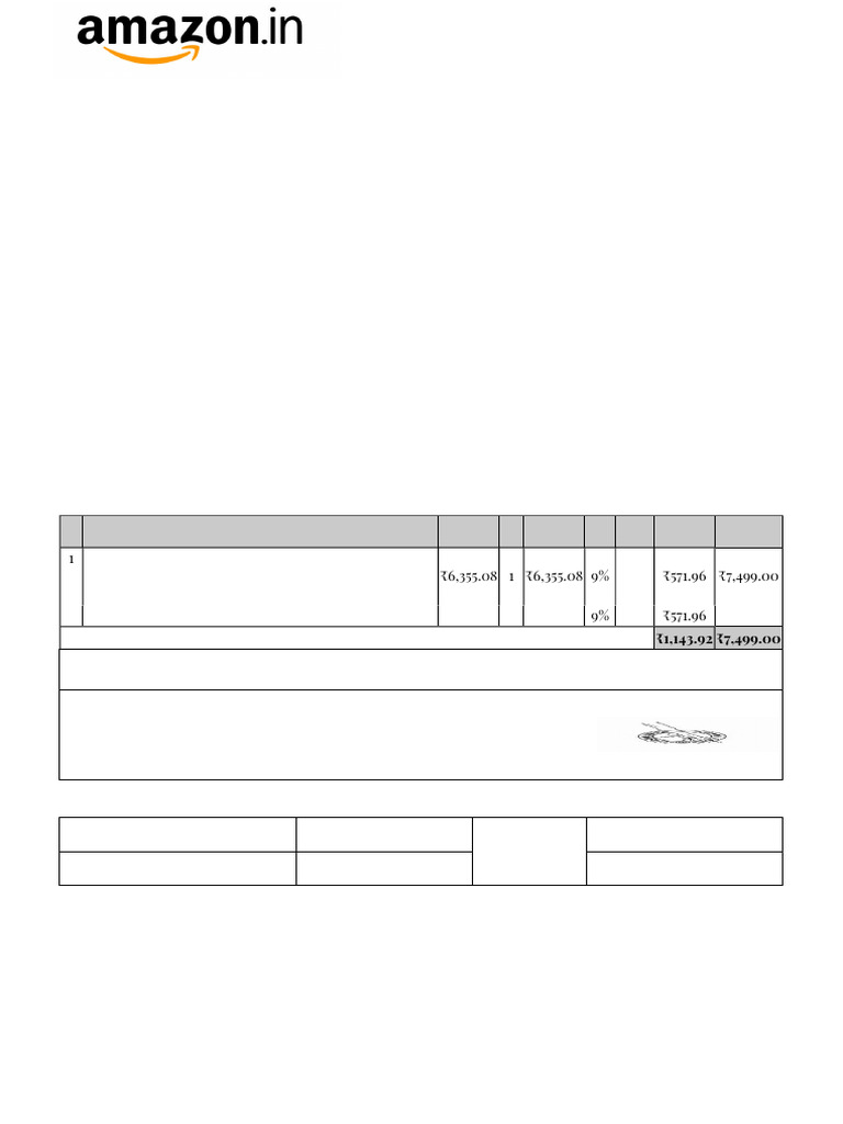 Invoice for VW 32