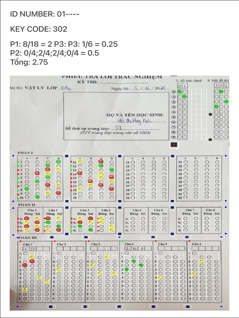 Bai Cham - 10A2 Lan 3 - 10-Thg 12-2024 | PDF