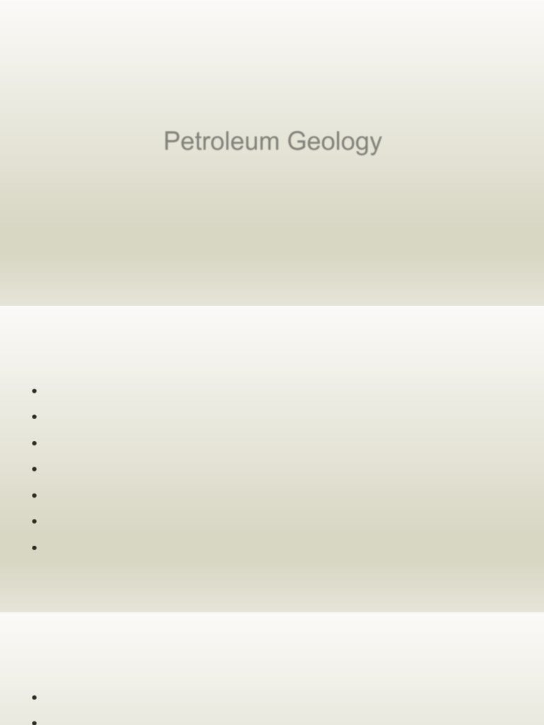 Introduction to Petroleum Geology Course | PDF | Sedimentary Basin ...