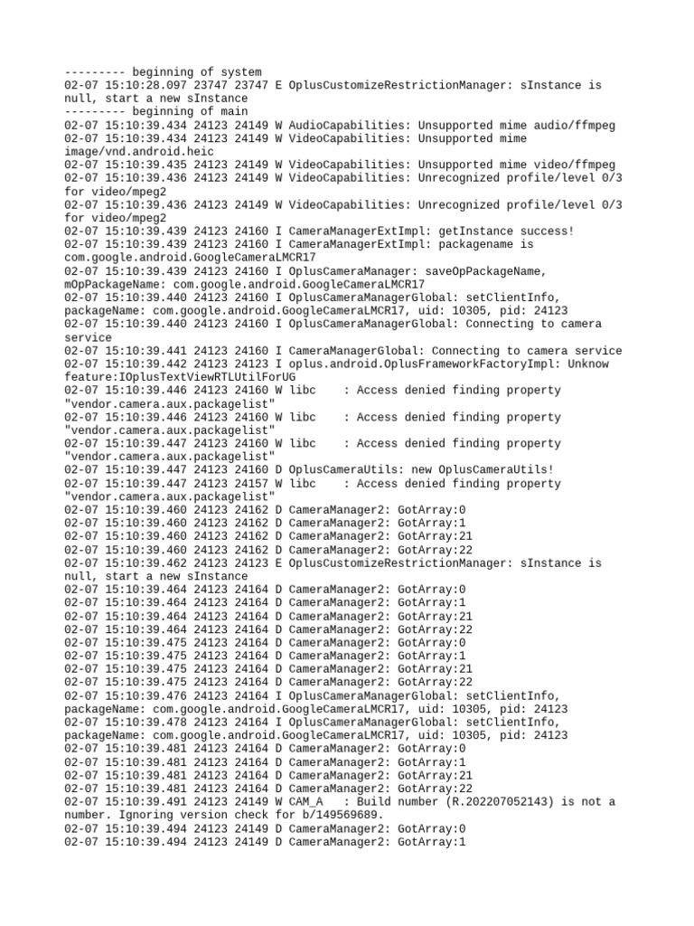 Log Cat 1738930239337 | PDF | Computer Engineering | Software