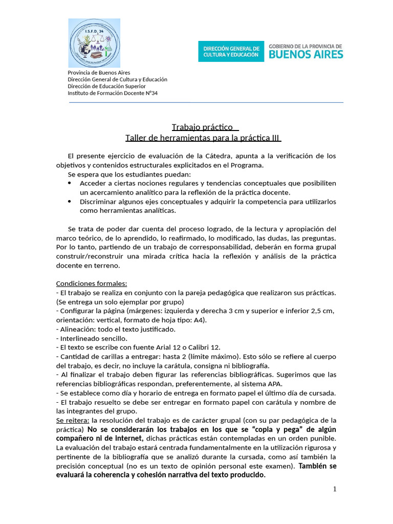 3 AyB Trabajo Revisitar La Escuela Catedra Taller de Herramientas III ...