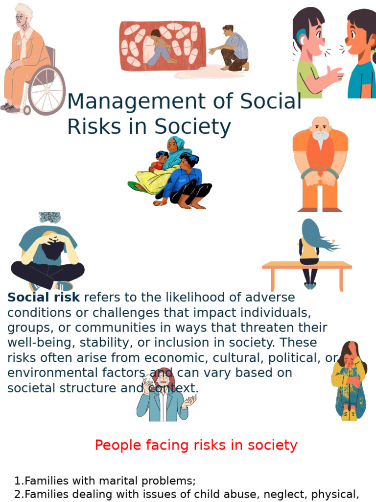 Managing Social Risks in Communities | PDF | Risk | Family
