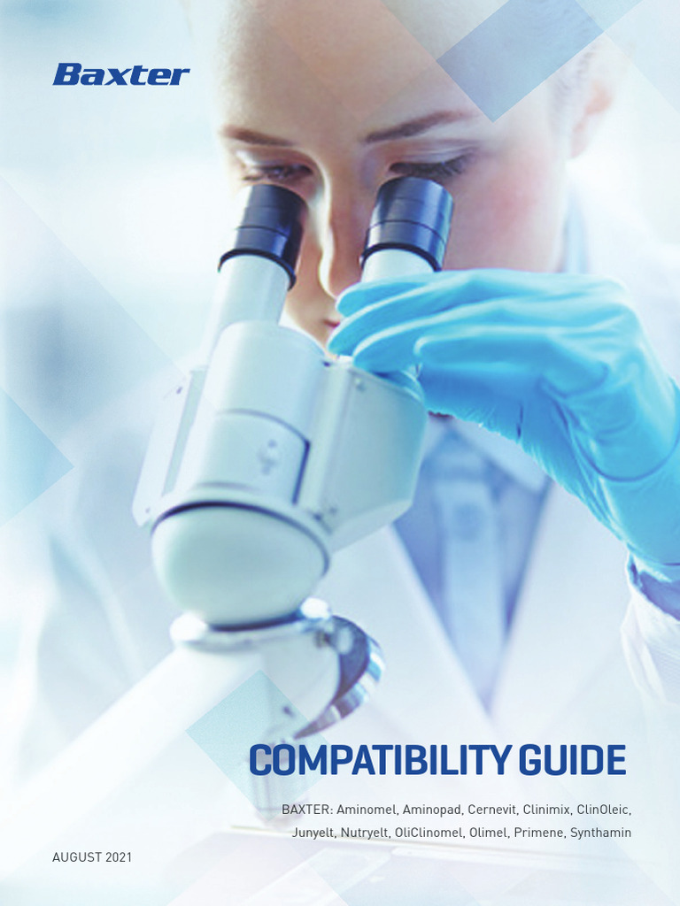 Olimel Compatibility and Additive Guide | PDF | Nutrients | Magnesium