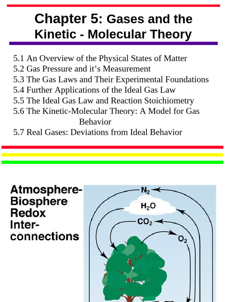 CH 05 Gases | PDF | Gases | Mole (Unit)