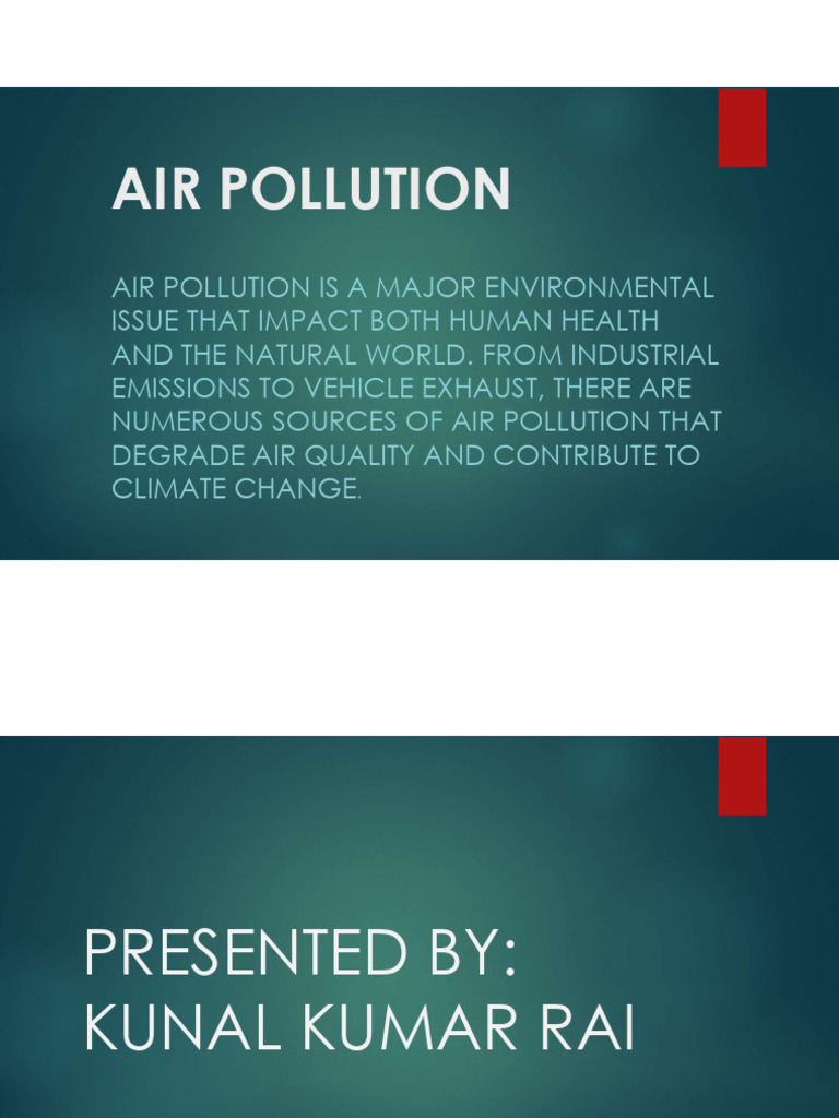 KUNAL 3 | PDF | Air Pollution | Exhaust Gas
