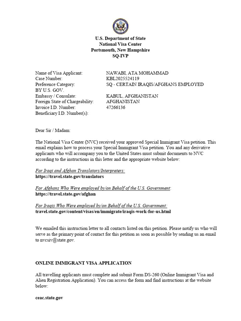 Kbl2025524119 - Universal SQ Ivp | PDF | Immigration | Government And ...