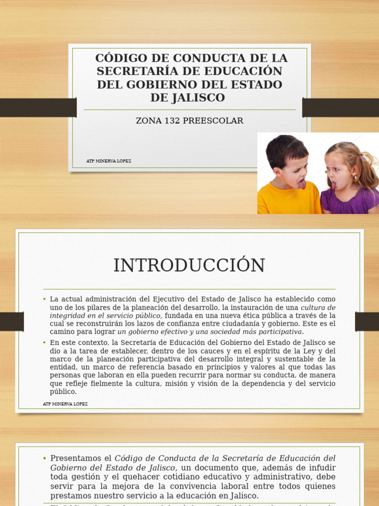 Código de Conducta Secretaría Educación Jalisco | PDF | Empleo