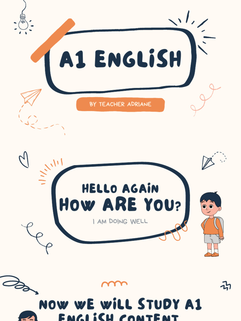 A1 English Learning Guide | PDF | English Language | Linguistics