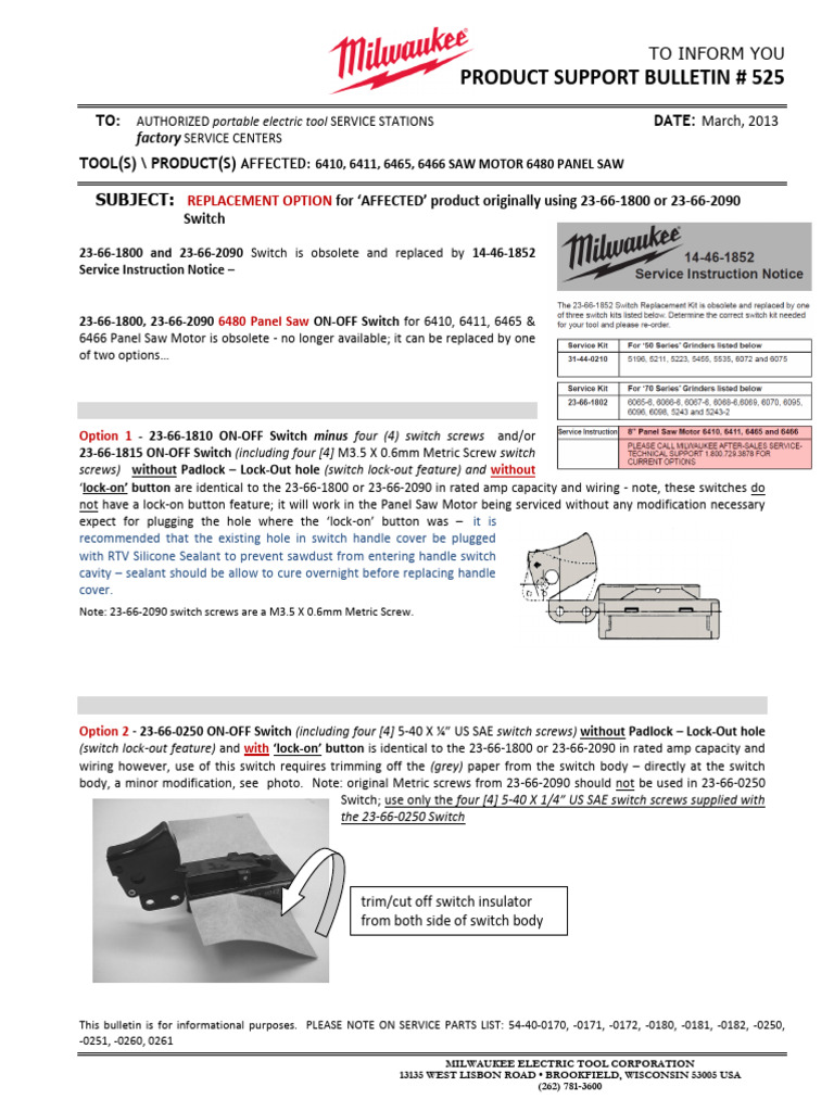 Replacement ON-OFF Switch | PDF | Electrical Components | Electricity