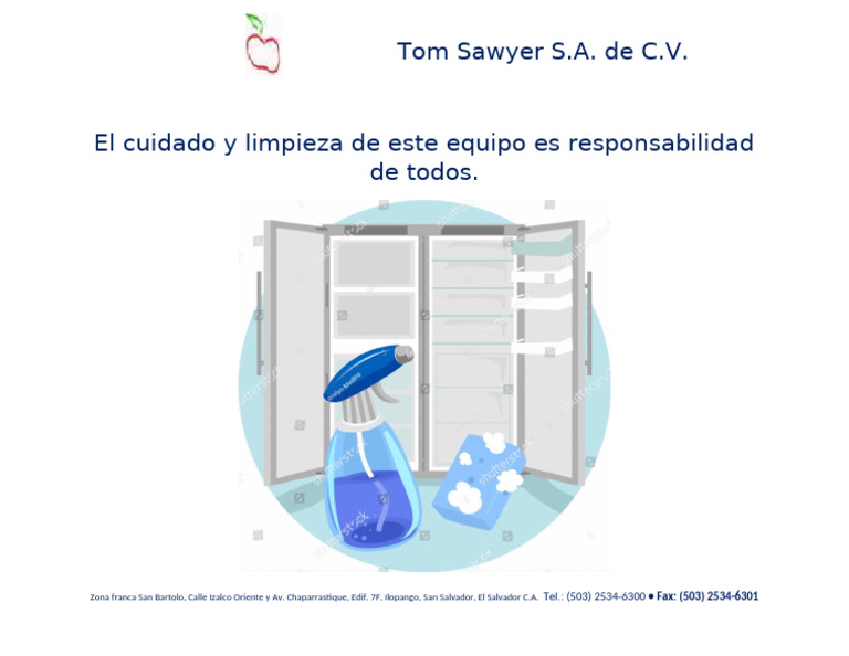 El Cuidado y Limpieza de Este Equipo Es Responsabilidad de Todos | PDF