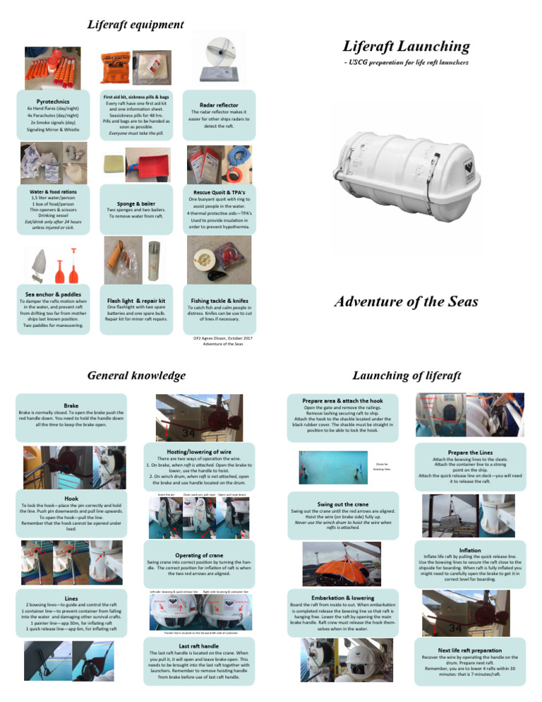 Liferaft Launching Procedures Guide | PDF