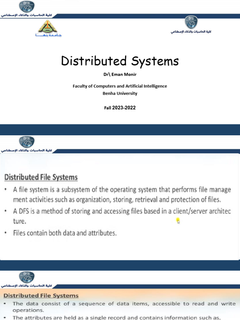 Overview of Distributed File Systems | PDF | Apache Hadoop | Computer ...