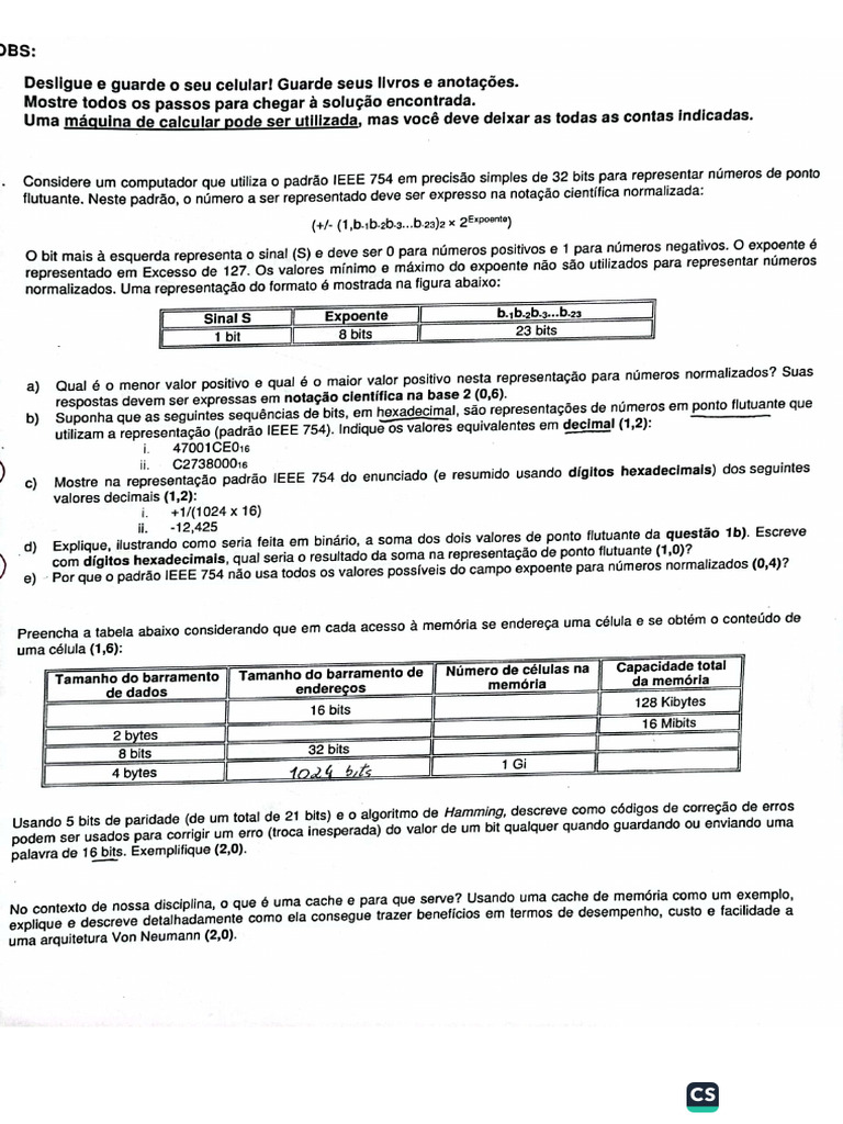 Prova 2 | PDF