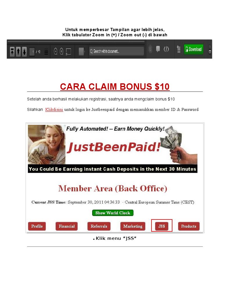 Cara Claim Bonus $10 | PDF