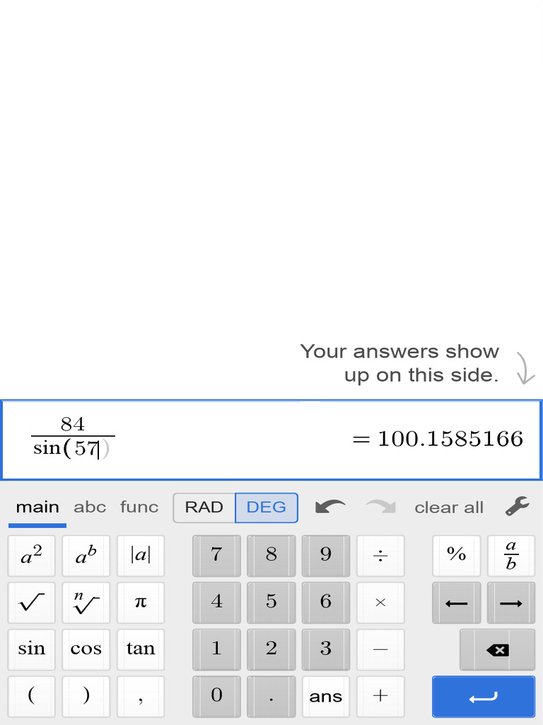 Scientific Calculator Interface | PDF