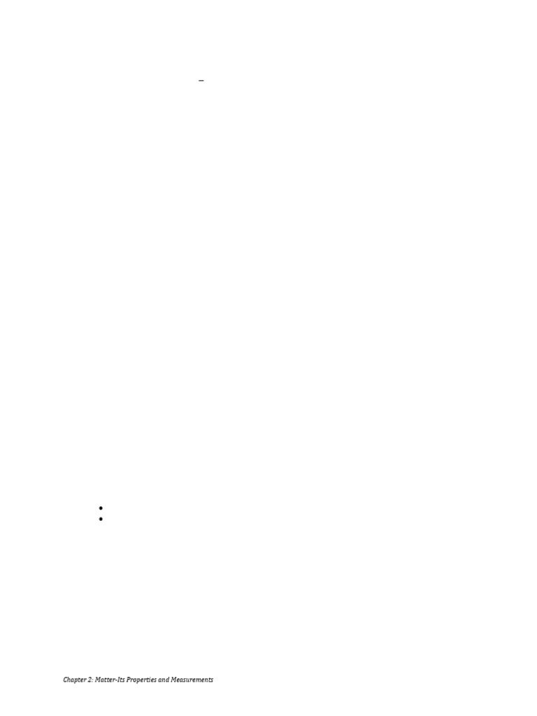 CHAPTER 2 Matter and Properties. 1 | PDF | Chemical Substances | Mixture