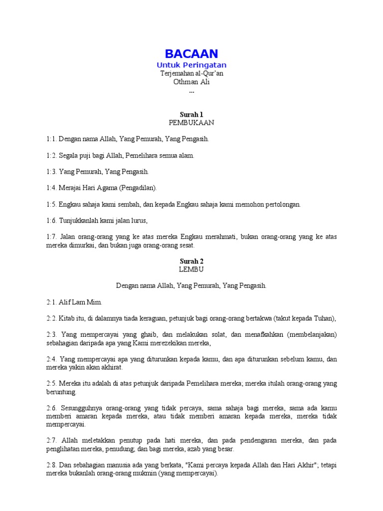 Bacaan Pdf