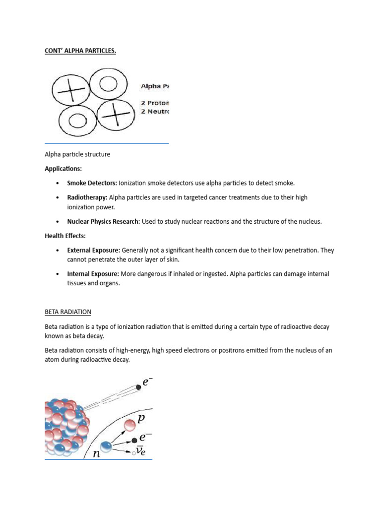 Alpha J Beta and Gamma Rays | PDF | Gamma Ray | Ionizing Radiation