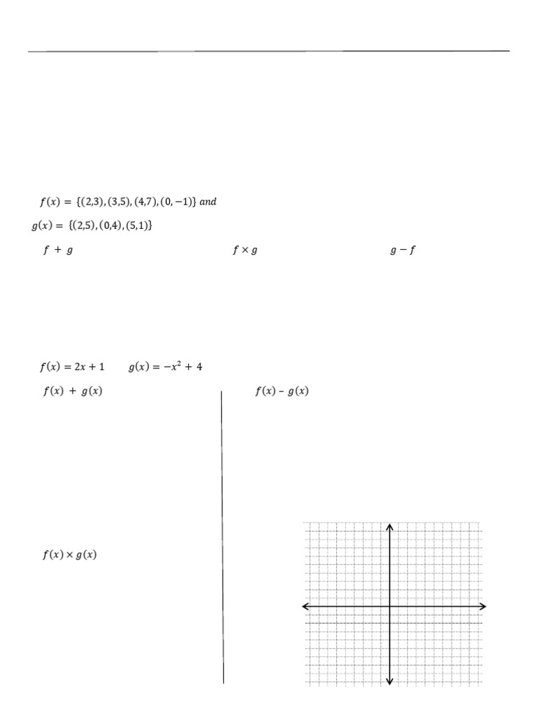 1.7 Exploring Operations With Functions | PDF