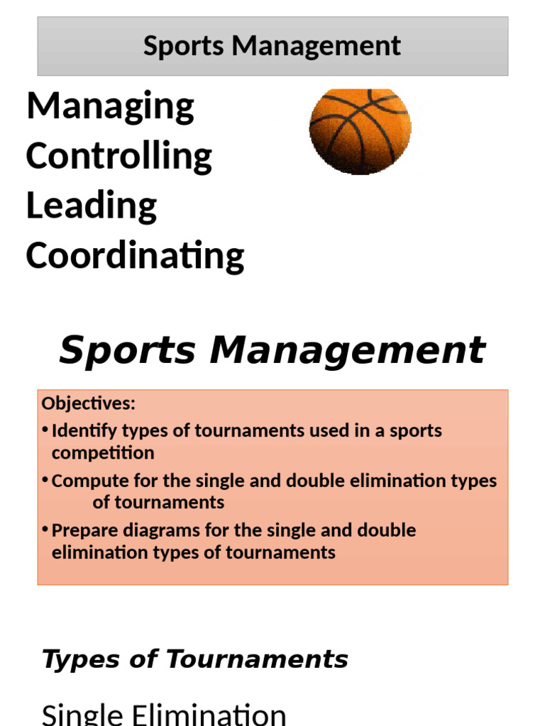 Types of Sports Tournaments Explained | PDF | Tournament | Competition