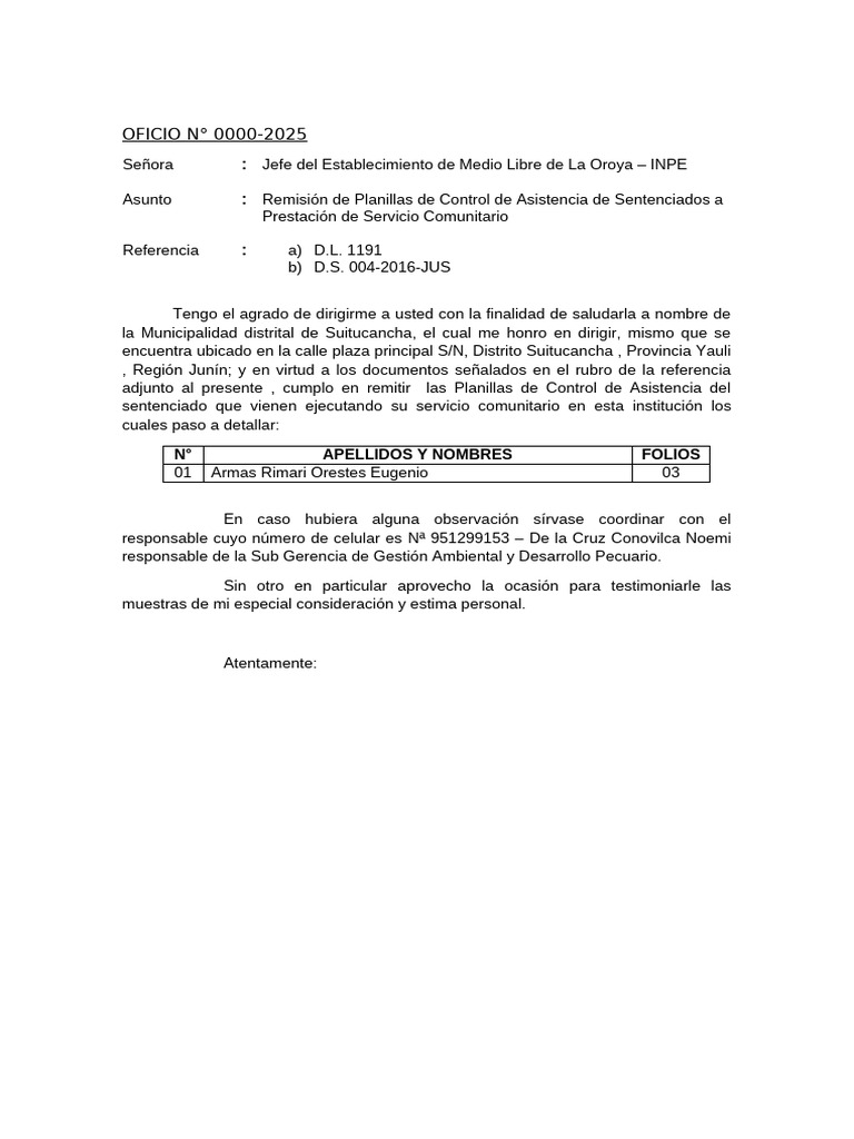 Oficio INPE | PDF