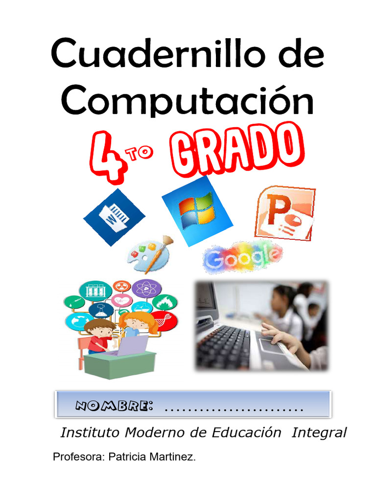 Cuadernillo de Computación para 4° Grado | PDF | Microsoft PowerPoint ...